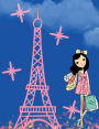 Paris Notebook I Composition Notebook For Girls I Wide Ruled I 8.5x11 I Cute Notebook I 100 Pages I