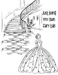 Title: Fairy Tale Fashion Sketchbook I Black & White Sketchbook for Girls & Teens I 100 Blank Pages I 8.5x11 I Blank Book, Author: Doodles And Saffron