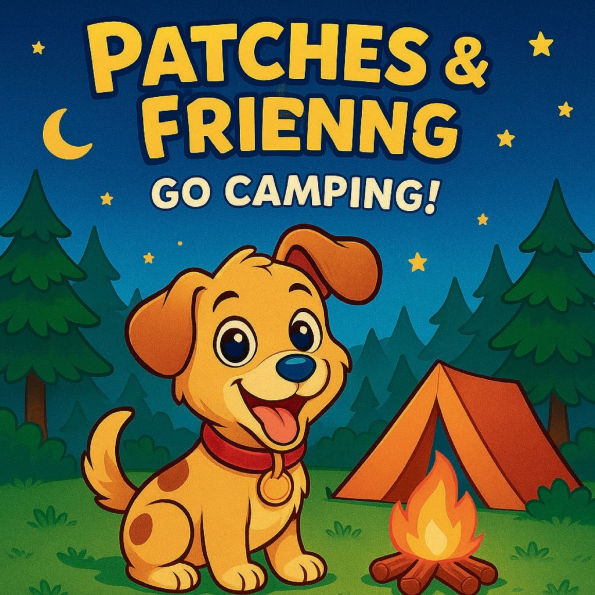 Patches & Friends Go Camping: An Exciting Camping Adventure Coloring Book for Kids ages 3-6