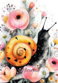 Title: Notebook, Garden Snail and Bee 7 by 10 110 Pages, Author: Eileen Eckendorf