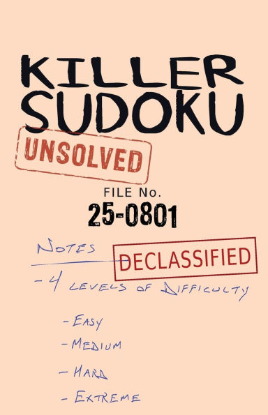 Killer Sudoku: FILE No. 25-0801