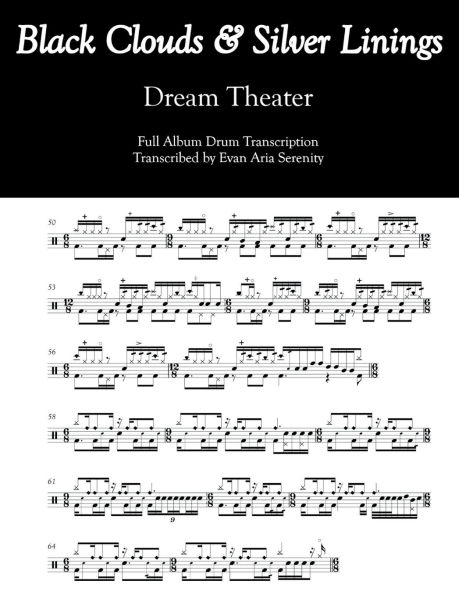 Dream Theater - Black Clouds & Silver Linings (Full Album Drum Transcription)
