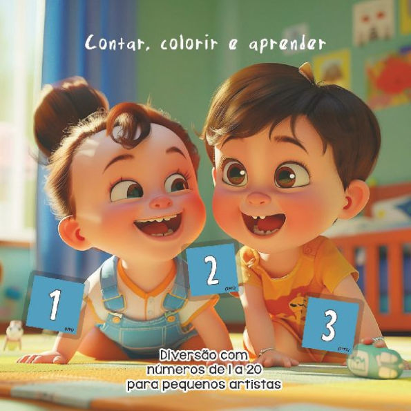 Contar, colorir e aprender: Diversão com números de 1 a 20 para pequenos artistas