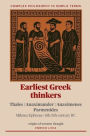 Earliest Greek thinkers