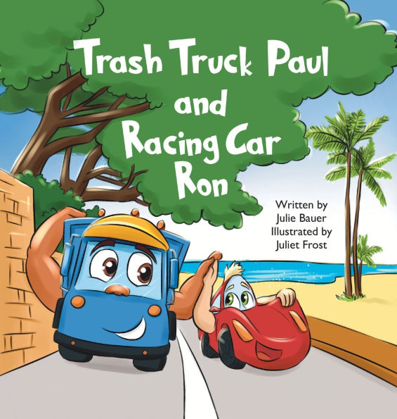 Trash Truck Paul and Racing Car Ron