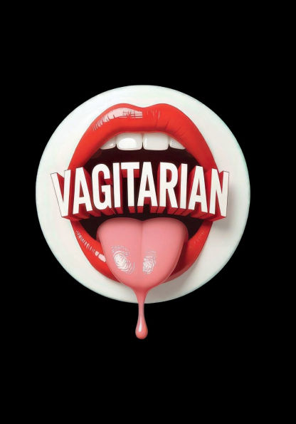 Vagitarian Moist Lips Tongue Drip Lesbian WLW: 7x10 college ruled notebook : 100 pages