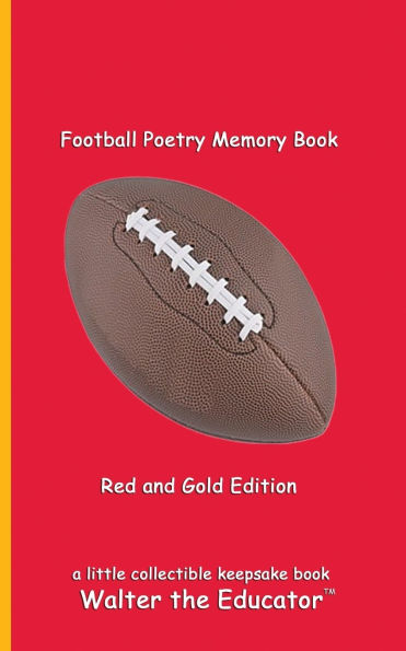 Football Poetry Memory Book