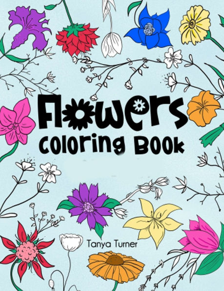 Flowers Coloring Book