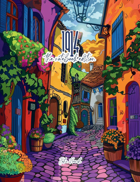 1914 - Lined Journal - 8.5" x 11" - 208 Pages - College Ruled Notebook for Work and School