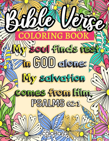 Bible Verse Coloring Book: 50 Inspirational Verses to Color and Reflect