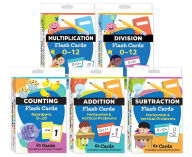 Title: Math Flash Cards 5-Deck Set: Counting, Addition, Subtraction, Multiplication, & Division, Author: Teacher Created Materials