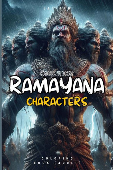 Ramayana Character's Coloring Book