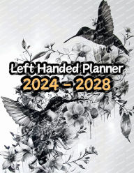 Title: Birds and Flowers Left Handed Planner v3: 5 Year Monthly Large 60 Month Calendar Gift For People Who Love Nature, Wildlife Lovers 8.5 x 11 Inches, Author: Designs By Sofia