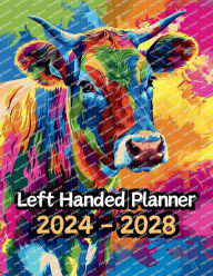 Title: Cow Left Handed Planner v1: 5 Year Monthly Large 60 Month Calendar Gift For People Who Love Farm Animlas, Bull Lovers 8.5 x 11 Inches, Author: Designs By Sofia