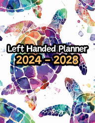 Title: Turtle Left Handed Planner v2: 5 Year Monthly Large 60 Month Calendar Gift For People Who Love Reptiles, Marine Sea Life Lovers 8.5 x 11 Inches, Author: Designs By Sofia