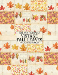 Title: Vintage Autumn Leaves: Junk Journal Kit, Author: Nifty Crafty House