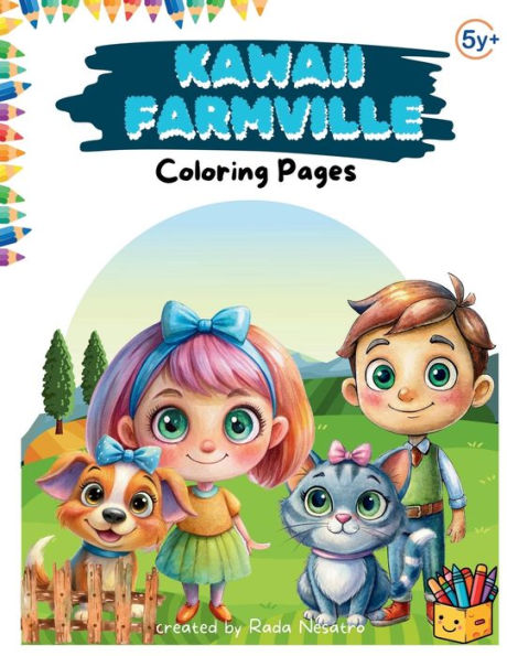 Kawaii Farmville: Coloring Pages