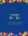 Fun Color Planner 2024-2025: Monthly & weekly views with goal-setting and note-taking pages