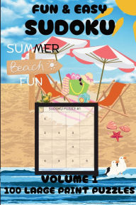 Title: SUMMER BEACH FUN & EASY SUDOKU BOOK: VOLUME 1, Author: Resilient Strong