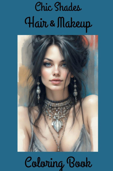 Chic Shades Hair & Makeup Mini Coloring Book