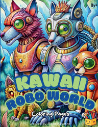 Title: Kawaii Robo World: Coloring Pages, Author: Rada Nesatro