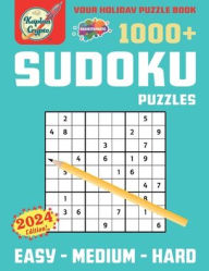 Title: 1000+ Sudoku Puzzles by Kaplan Crypto 2024 Edition Your Holiday Sudoku Puzzle Book Easy, Medium, and Hard Levels: A fun, challenging way to spend your free time during the holidays, Author: Omer Ugur