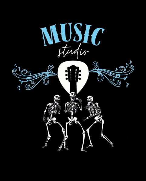 Singing Skeletons Music Notebook