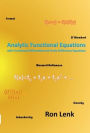 Analytic Functional Equations: with Functional Differential and Finite Difference Equations