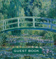 Title: Claude Monet Water Lilies Bridge Art Guest Book - Hosting Sign-in Log for Birthdays, Retirement Parties, Vacation Homes, Author: Zenia Guest