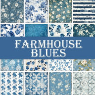 Title: Farmhouse Blues: Roses Scrapbook Paper, Author: Nifty Crafty House