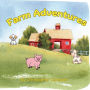 Farm Adventures: A coloring book of farm animals, machines, and people