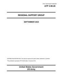 Title: Army Techniques Publication ATP 3-90.20 Regional Support Group September 2024, Author: United States Government Us Army