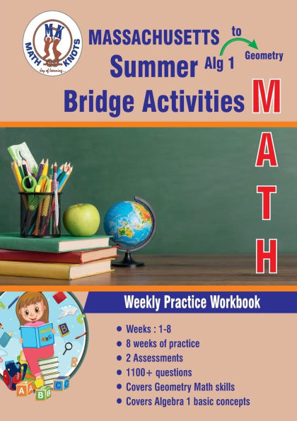 Algebra 1 to Geometry: MASSACHUSETTS Summer Math Bridge Activities: