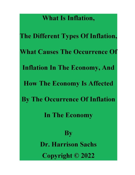 What Is Inflation, The Different Types Of Inflation, And What Causes The Occurrence Of Inflation In The Economy