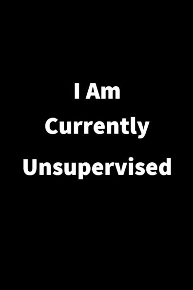 I Am Currently Unsupervised: 6X9 Blank Lined Notebook / Journal / Diary / Notepad / Composition Book