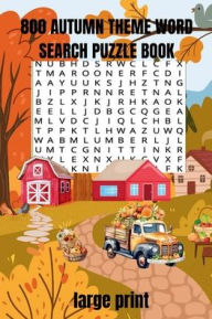 800 AUTUMN THEME WORD SEARCH PUZZLE BOOK