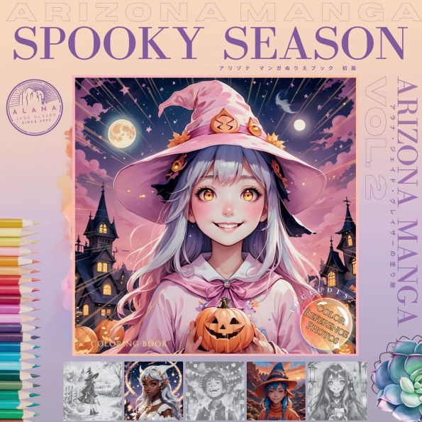 Arizona Manga Spooky Season Vol. 2 Coloring Book