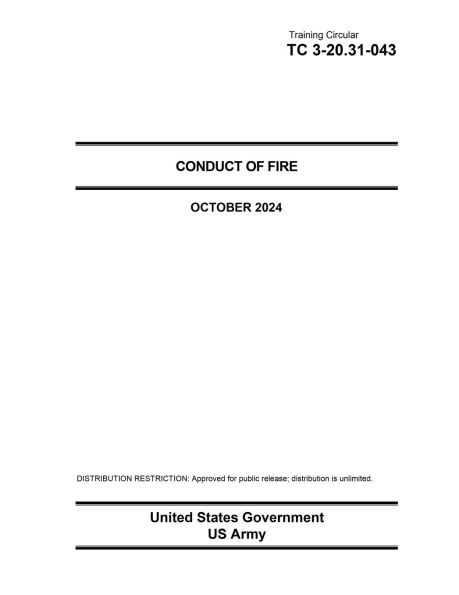 Training Circular TC 3-20.31-043 Conduct of Fire October 2024