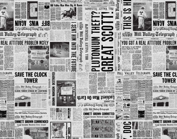 Back to the Future: Time Machine Hardcover Journal