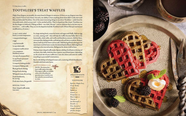 DreamWorks Dragons: Recipes from the Isle of Berk [Official Cookbook]: A Book Feasts, Drinks, Desserts . and Dragons