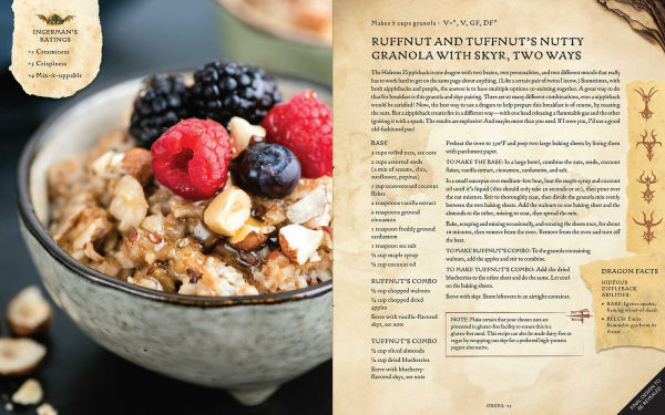 DreamWorks Dragons: Recipes from the Isle of Berk [Official Cookbook]: A Book Feasts, Drinks, Desserts . and Dragons