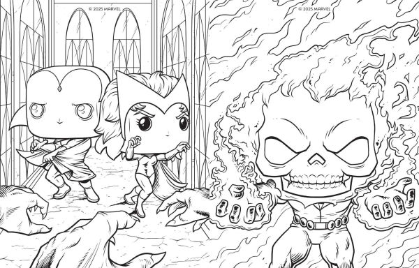 Marvel: The Official Avengers Funko POP! Coloring Book