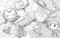 Alternative view 4 of Marvel: The Official Avengers Funko POP! Coloring Book