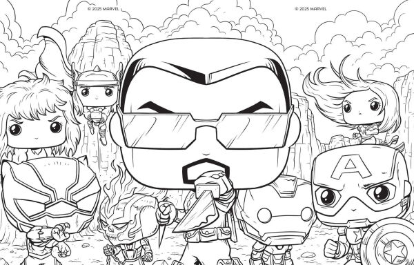 Marvel: The Official Avengers Funko POP! Coloring Book