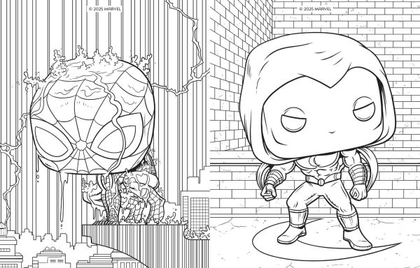 Marvel: The Official Avengers Funko POP! Coloring Book