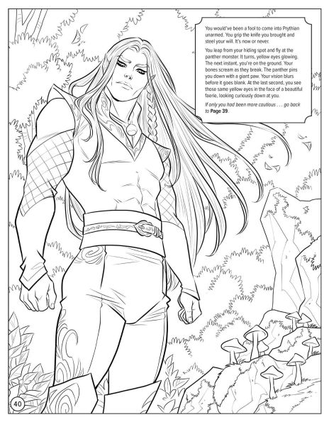 Masks and Magic: A Faerie Romantasy Coloring Adventure