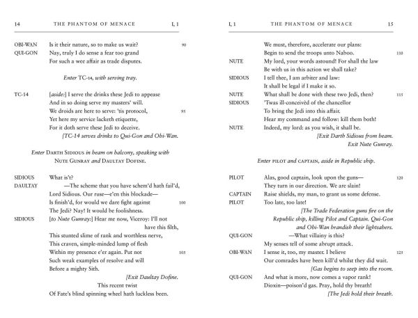 William Shakespeare's the Phantom of Menace: Star Wars Part First