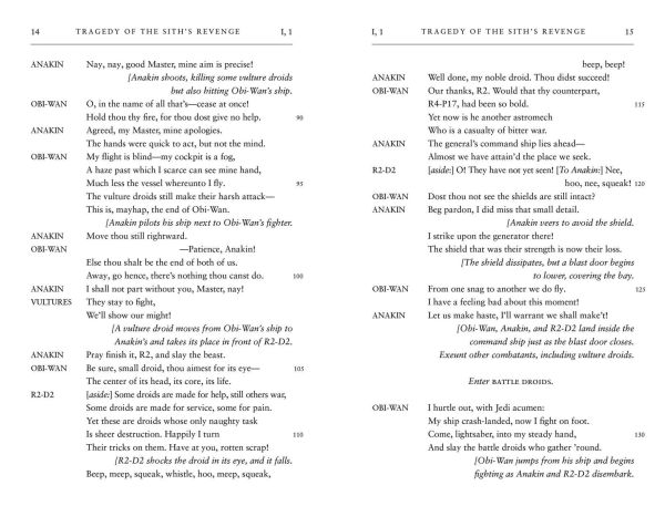 William Shakespeare's Tragedy of the Sith's Revenge: Star Wars Part the Third