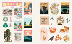 Alternative view 3 of American Road Trip Sticker Book
