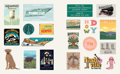 Alternative view 5 of American Road Trip Sticker Book